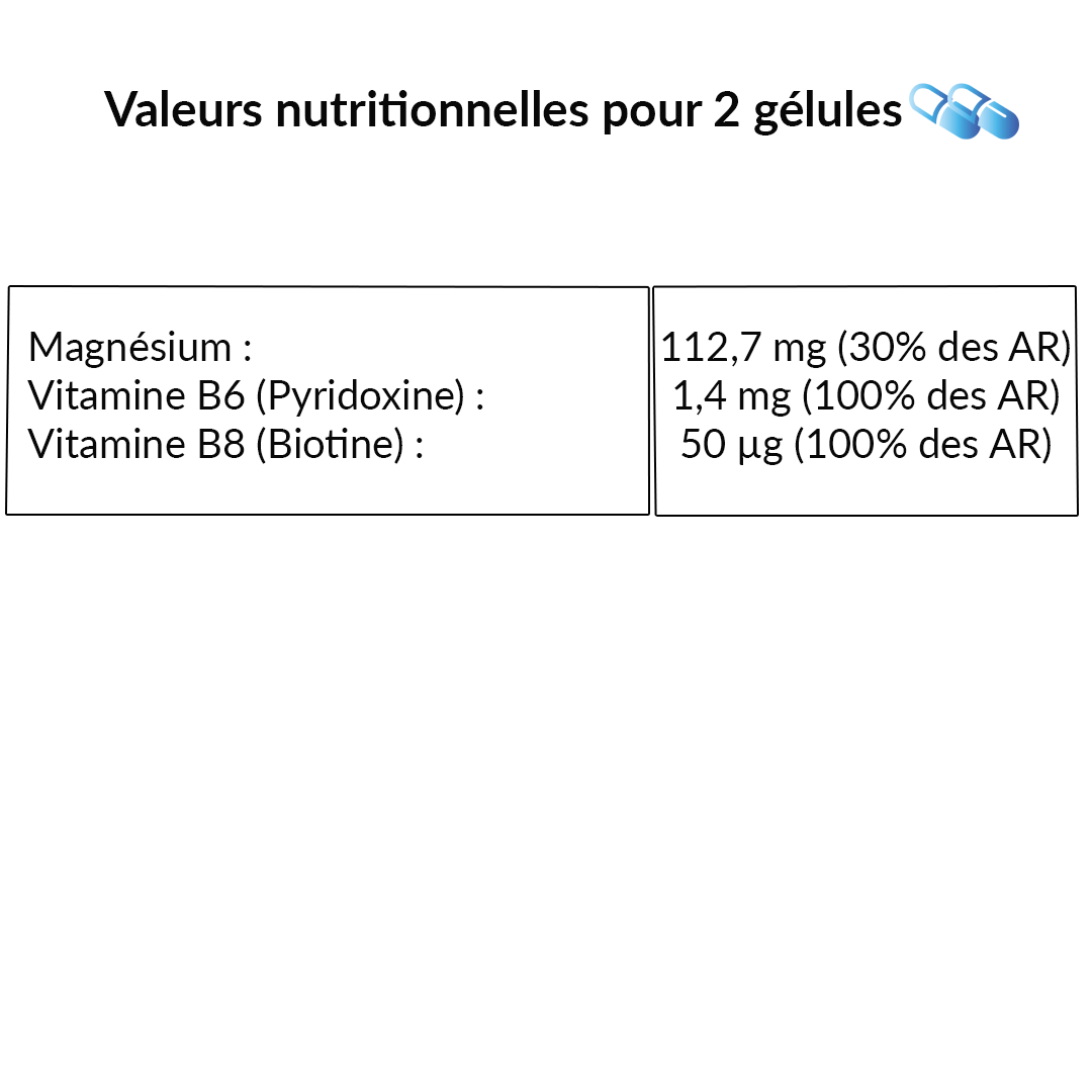 Le Stum Vitamines MAGNÉTIONE gélule magnésium fatigue