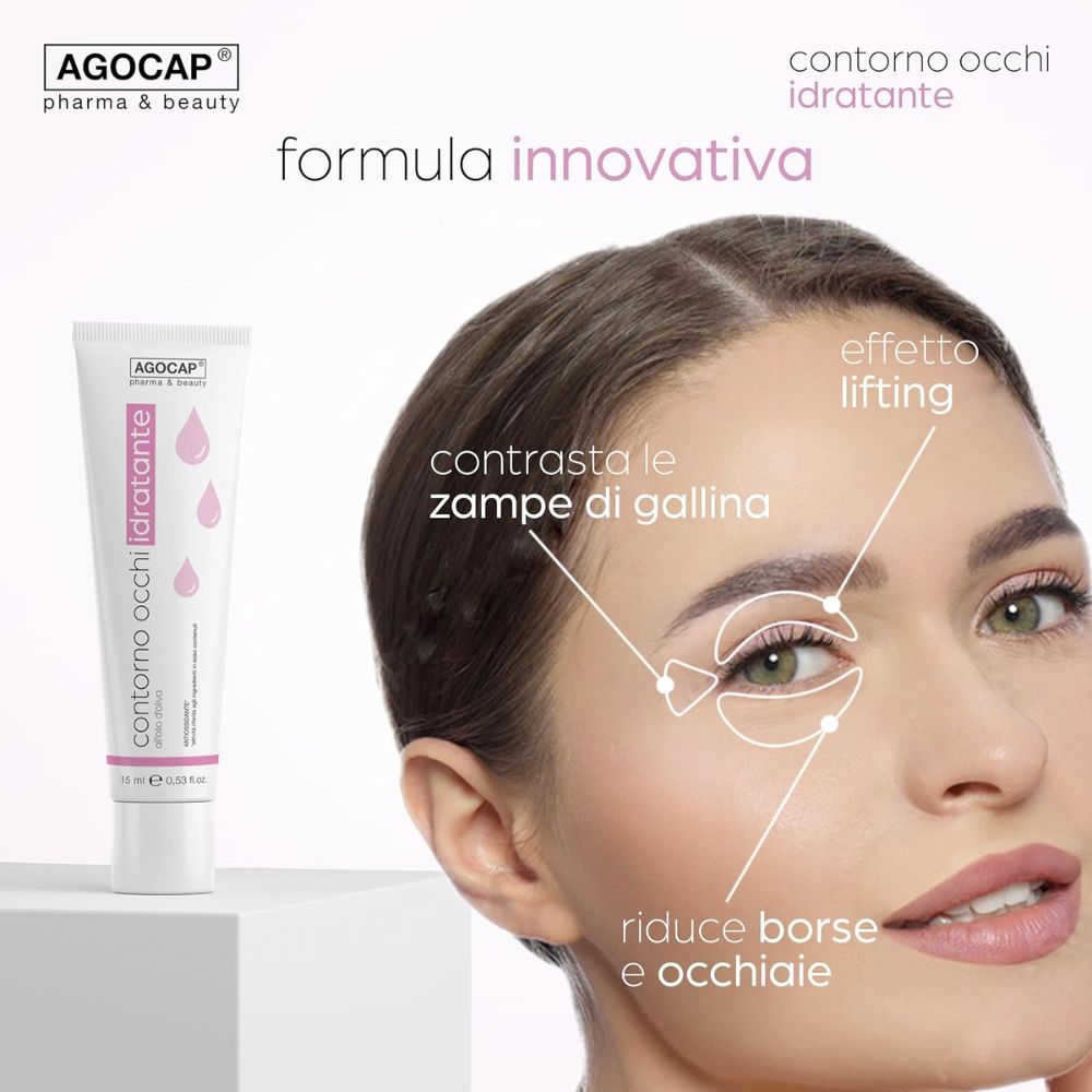 Agocap Skincare Contour Yeux crème acide hyaluronique