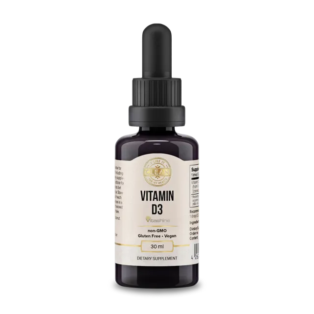 i like it clean Vitamin D3 gouttes 30 ml vegan 1000 UI