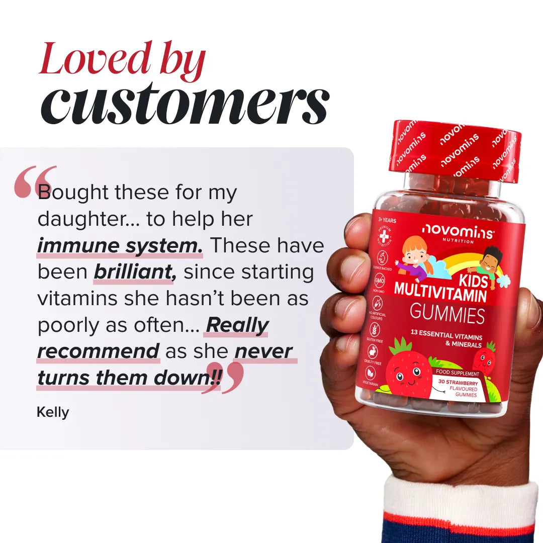 Novomins Multivitamines Enfants gummies 13 vitamines vegan