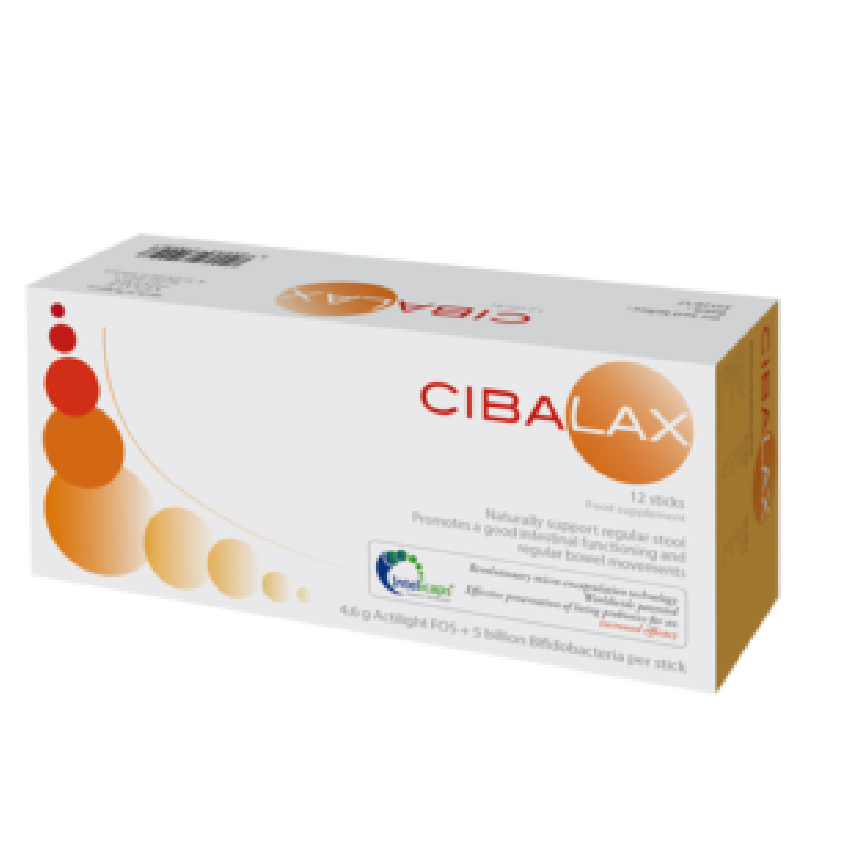 Vinalac Cibalax complément transit 12 sticks FOS B.lactis