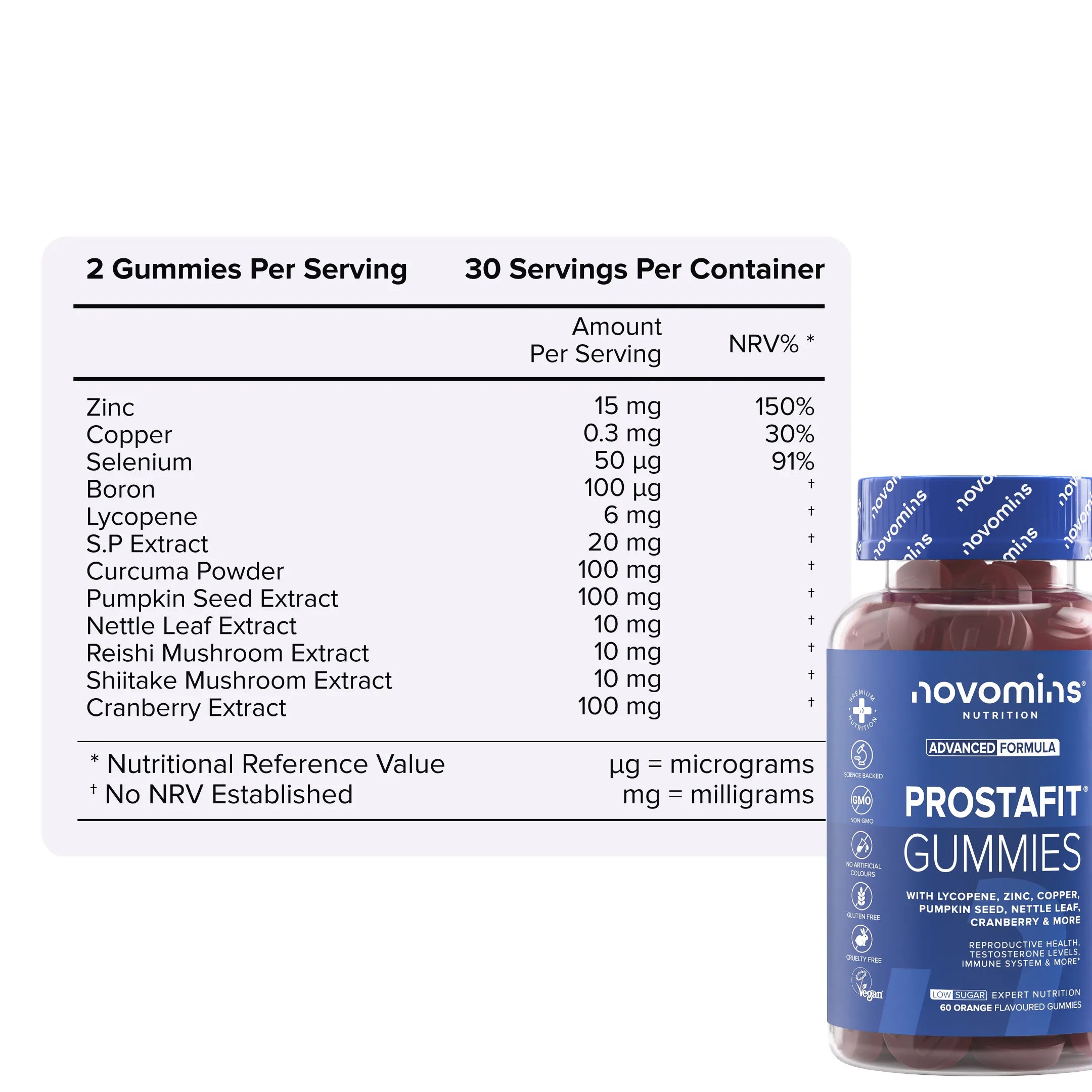 Novomins Homme Complet Coffret 5 Gummies Vitalité