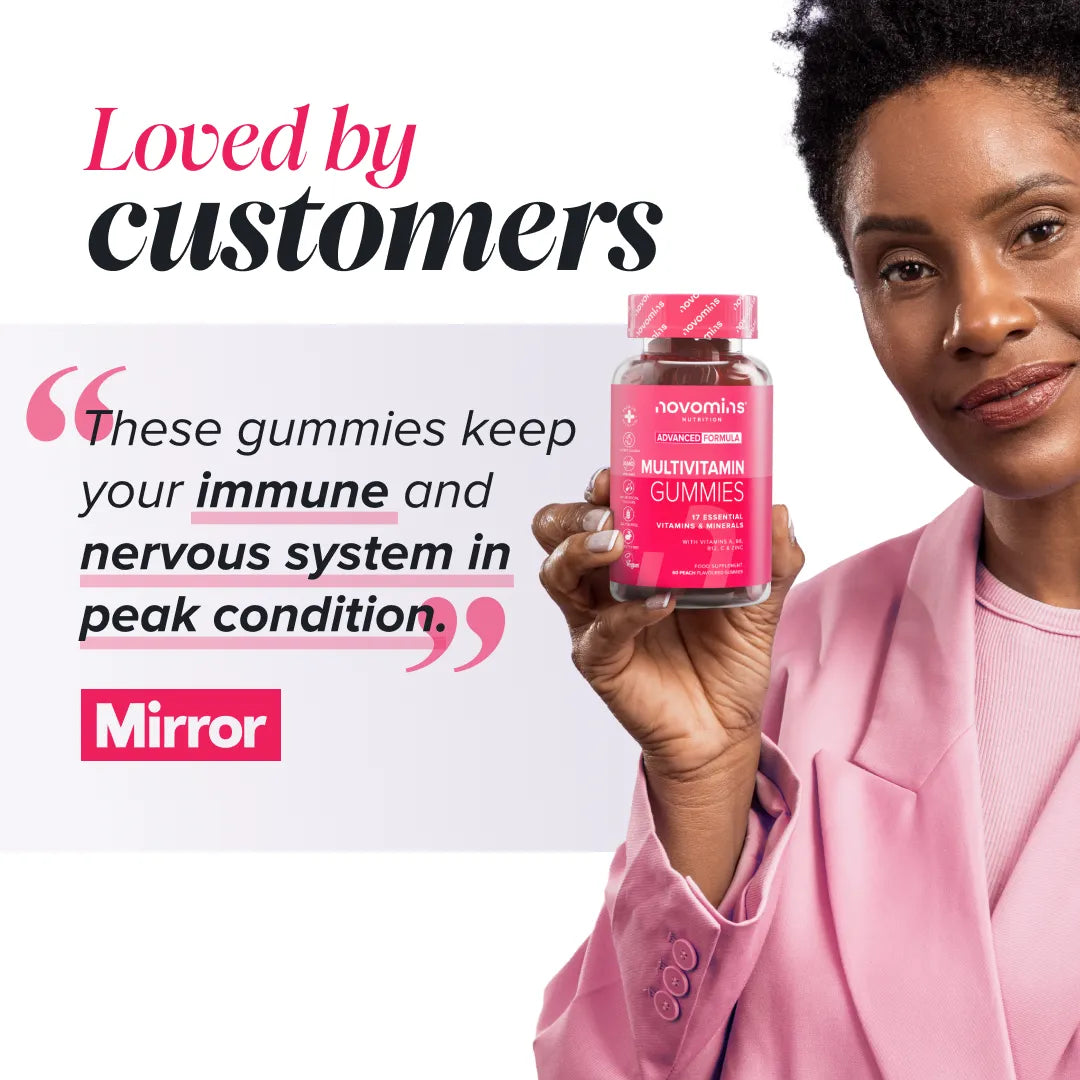 Novomins Multivitamines Gummies 17 Vitamines Énergie