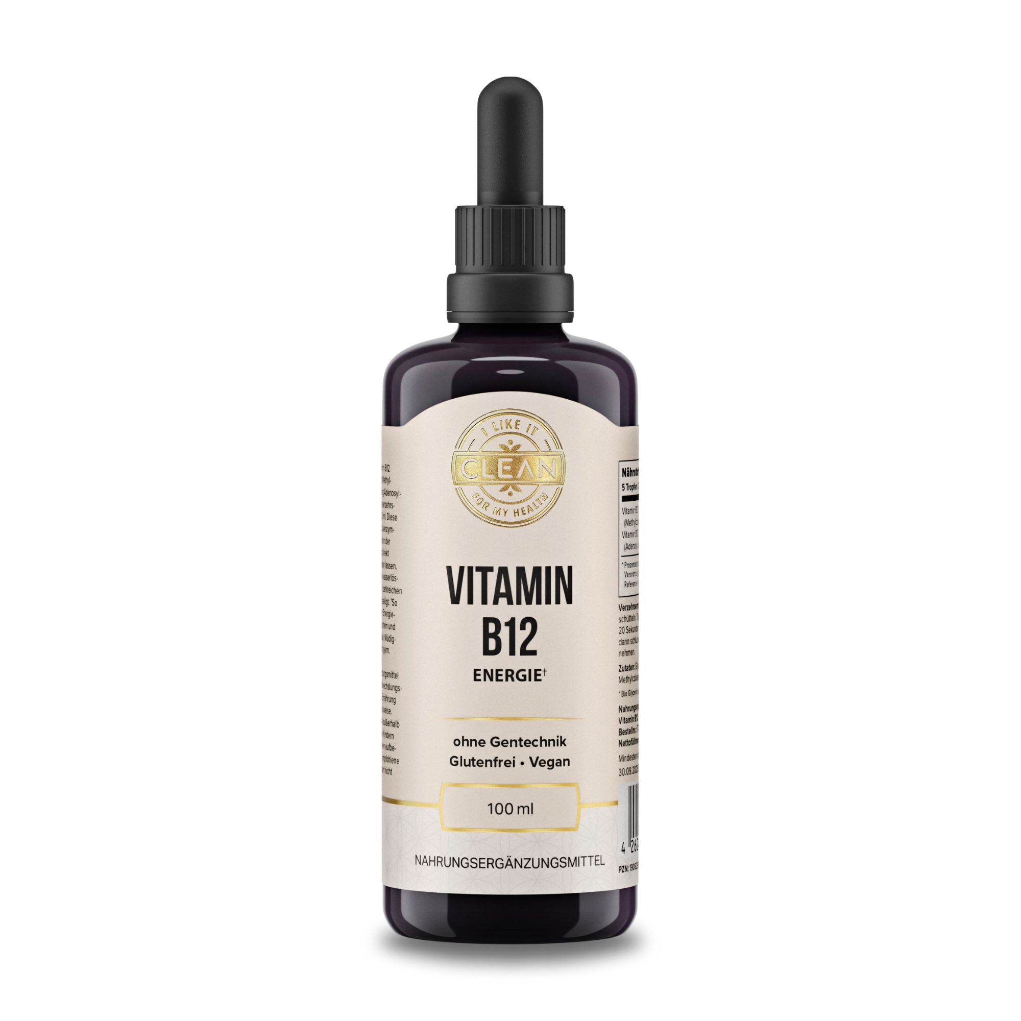 i like it clean Vitamin B12 vitamine B12 liquide 100 ml vegan