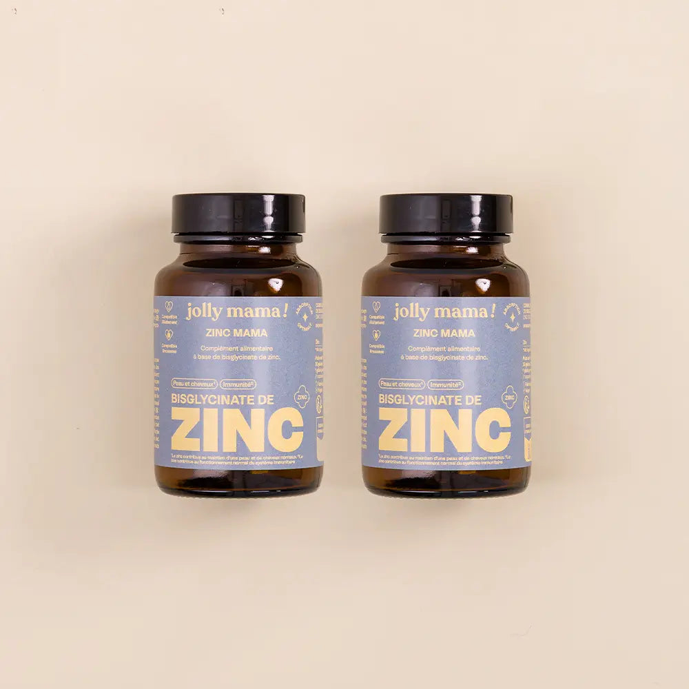 Jolly Mama Zinc Mama gélule zinc bisglycinate 1 mois vegan