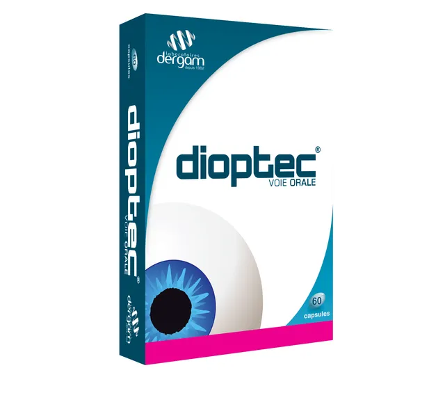 Dergam Dioptec complément alimentaire gélules vision yeux