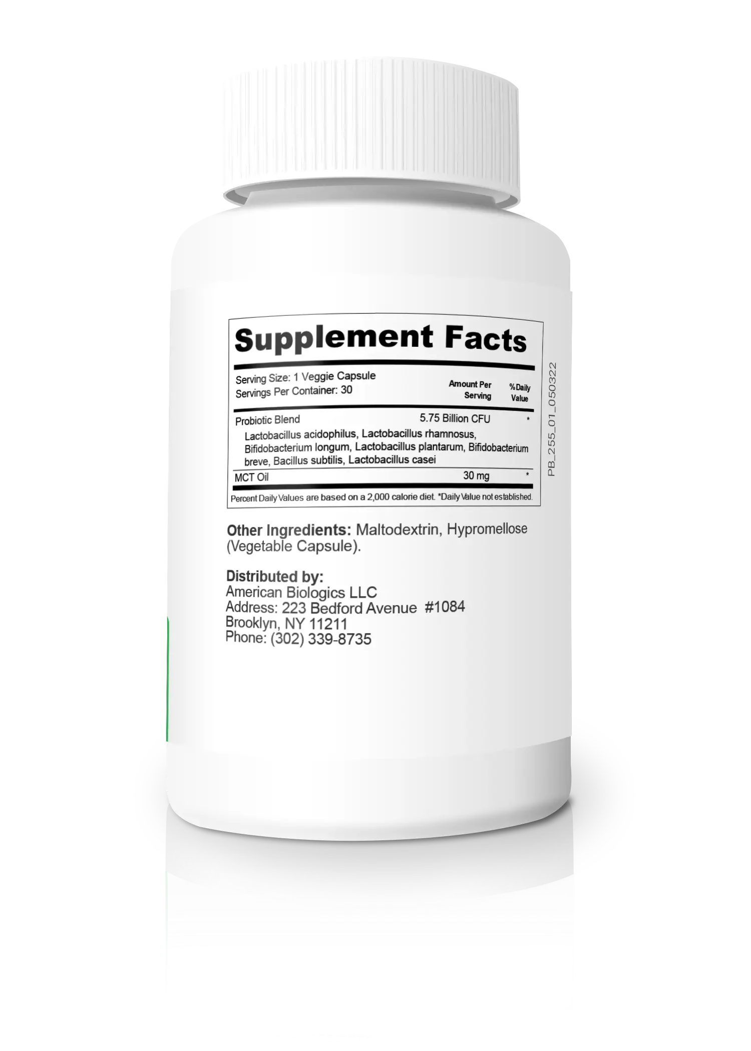 American Biologics Bio Bifidus+ probiotique digestion humeur