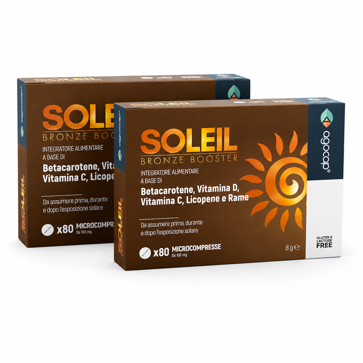 Agocap Soleil Bronze Booster bronzage 80 micro-comprimés