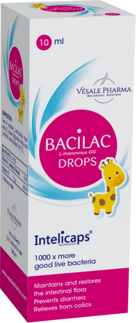 Vinalac Bacilac Drops probiotique bébé D3 10 ml