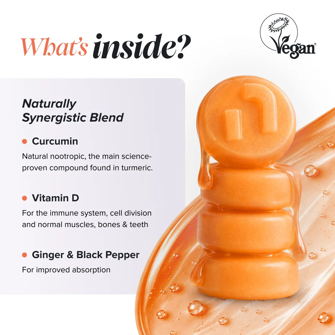Novomins Os Articulations Muscles Gummies au Curcuma Vitamine D