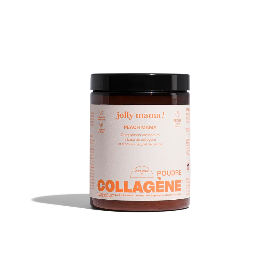 Jolly Mama Peach Mama Collagène Marin Pêche 1 Mois Peau