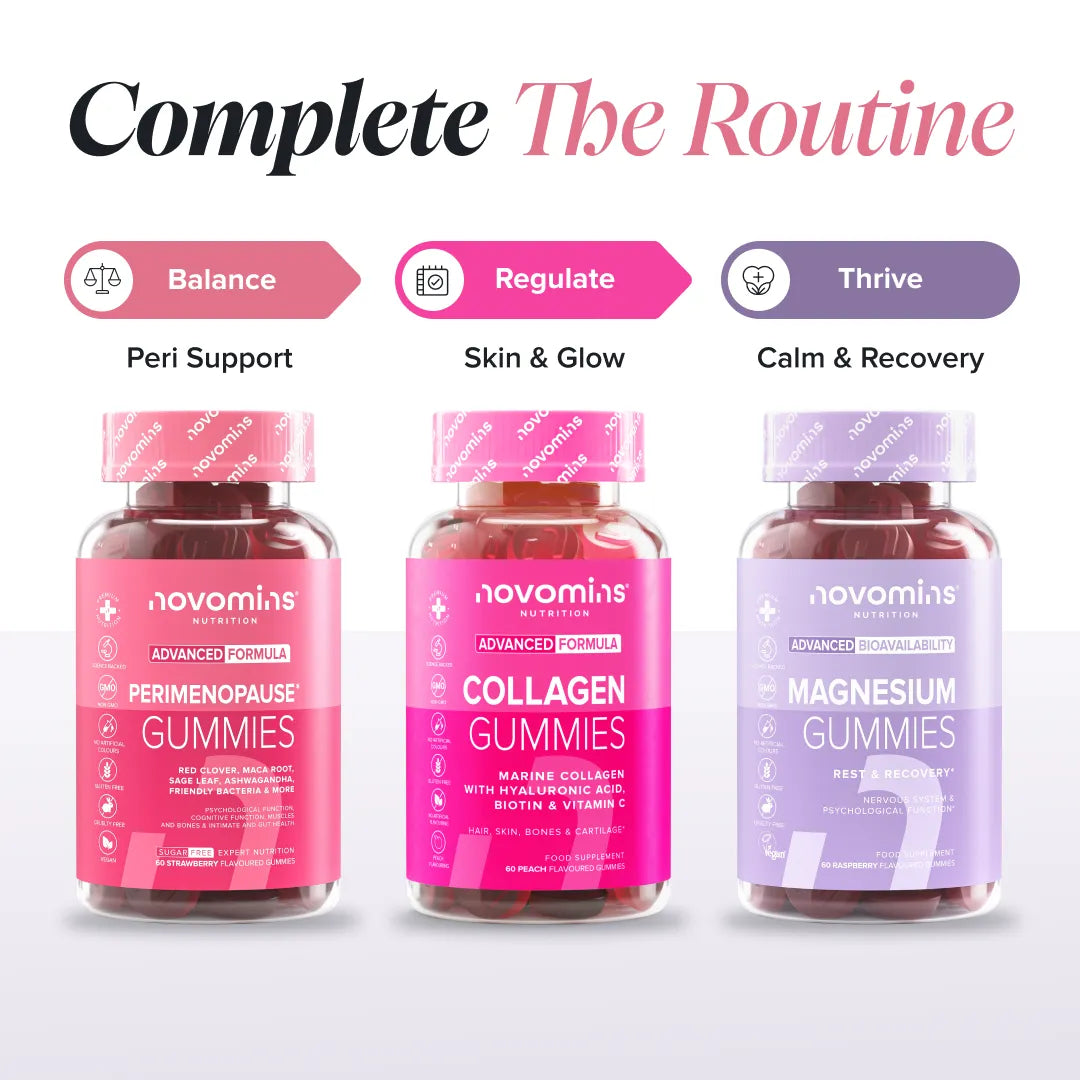 Novomins Périménopause Gummies Femme Sans Sucre
