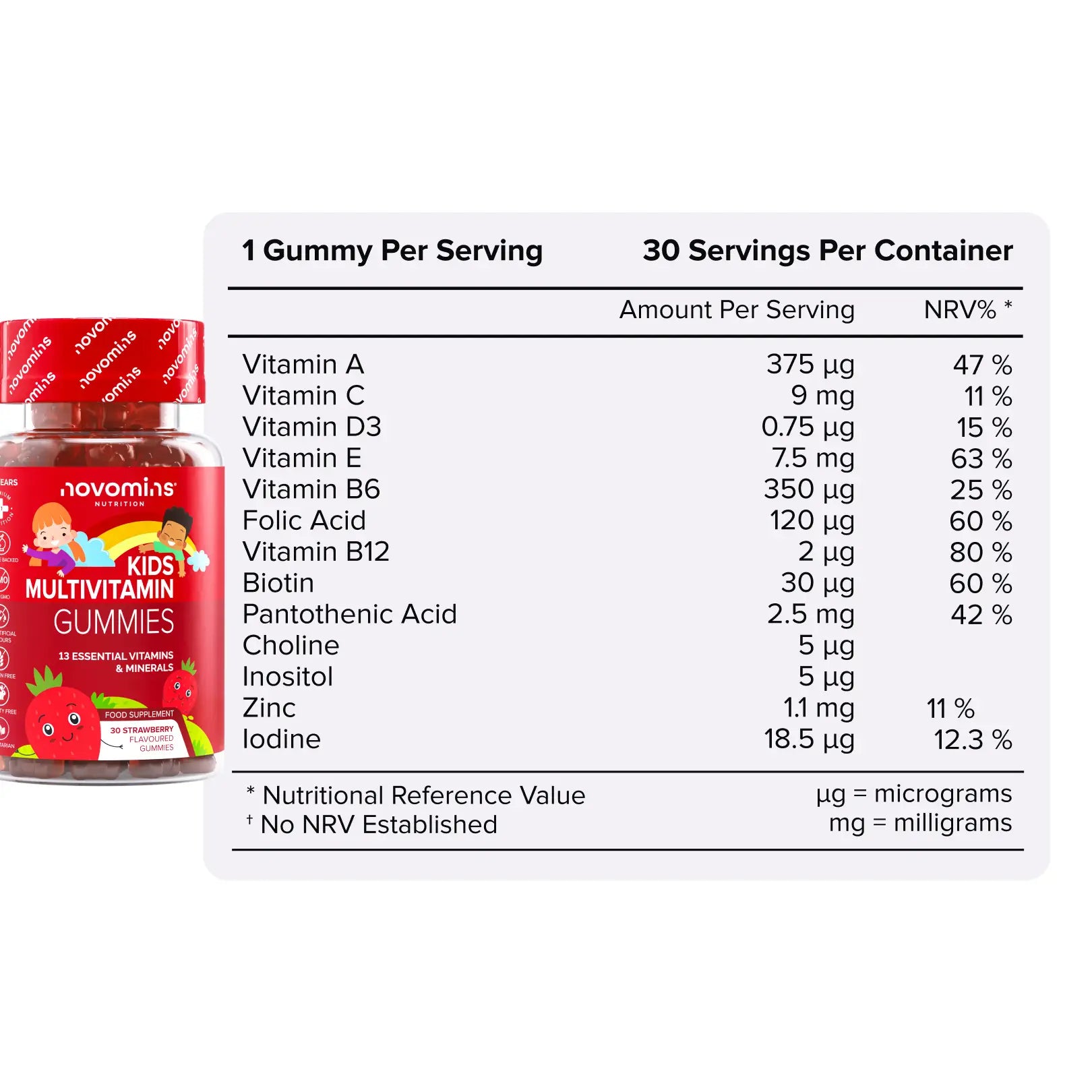 Novomins Coffrets Stack Immunité Enfants 5 gummies
