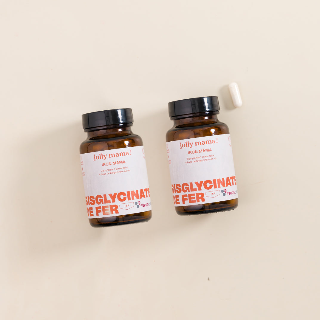 Jolly Mama Iron Mama complément fer bisglycinate 1 gélule 1 mois