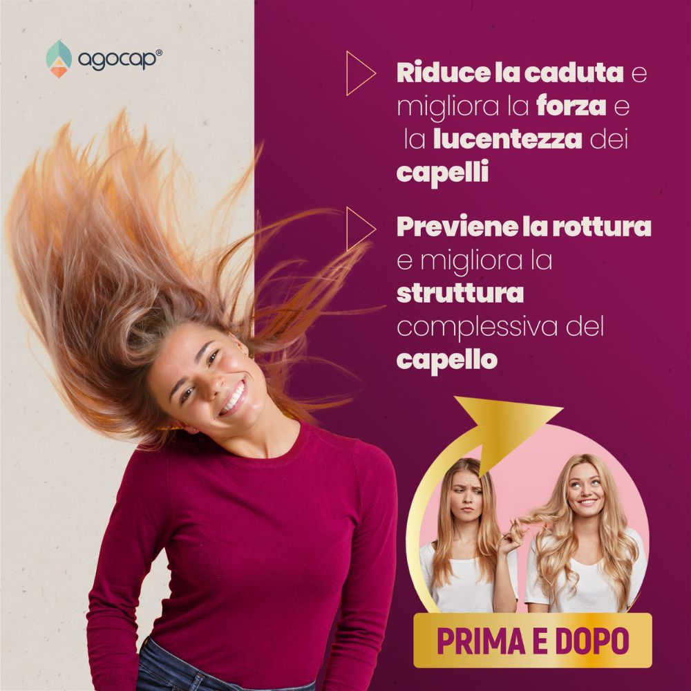 Agocap Biotina Complex 360 biotine cheveux zinc