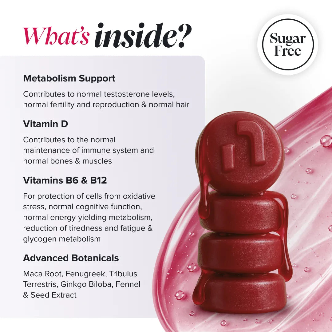 Novomins Libido TestoBoost Gummies maca zinc homme