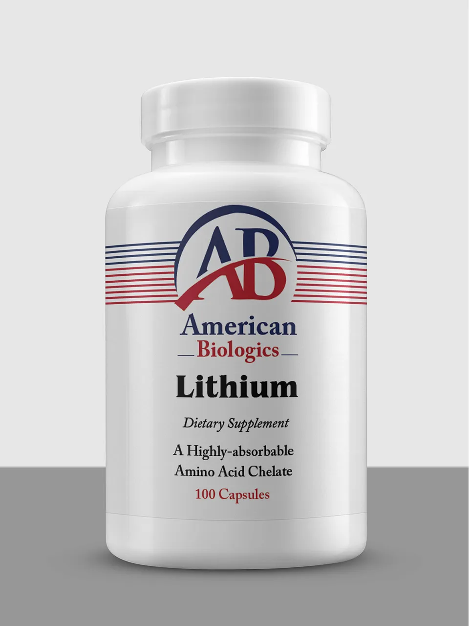 American Biologics Minerals Lithium gélule lithium arginate