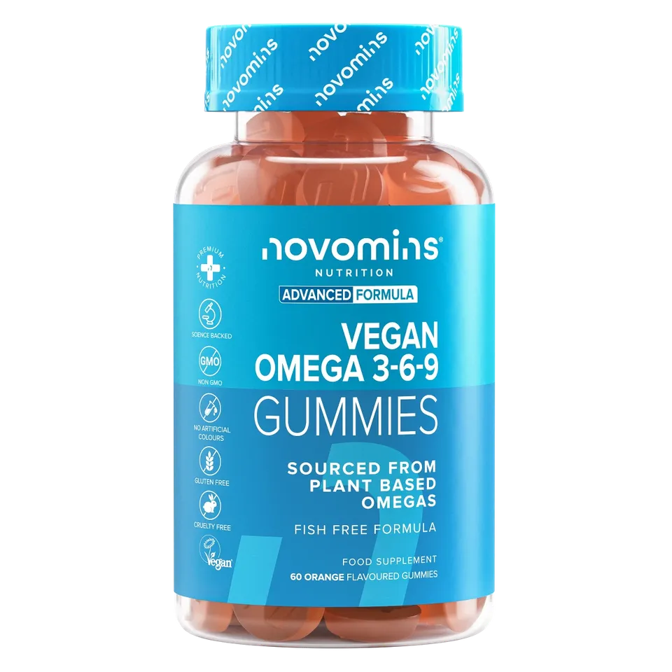 Novomins Cœur & circulation Oméga 3-6-9 gummies véganes périlla