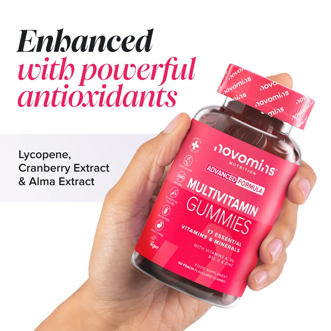 Novomins Multivitamines Gummies 17 Vitamines Énergie