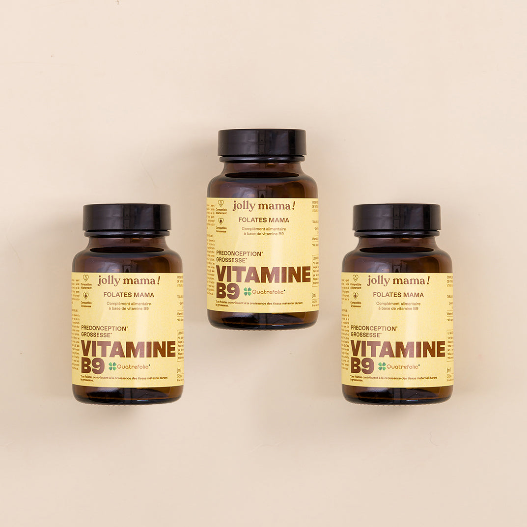 Jolly Mama Folates Mama Vitamine B9 1 Mois 400 µg Grossesse