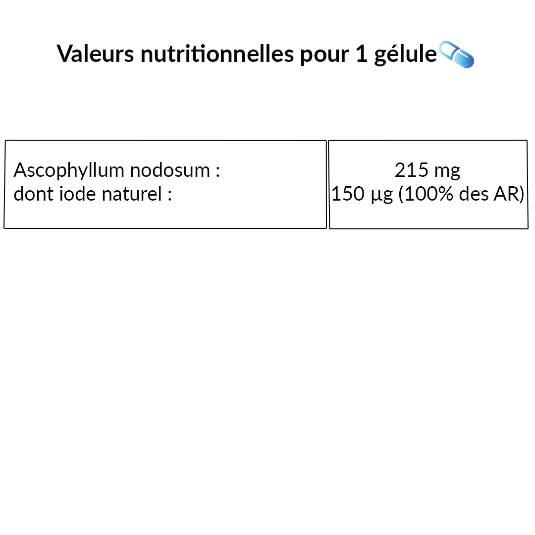 Le Stum Vitamines Minéraux Iode Ascophyllum Bio complément thyroïde