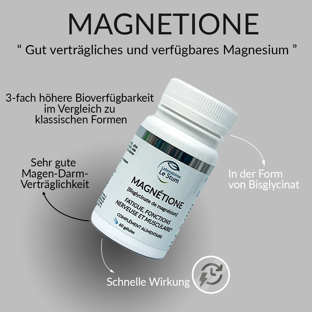 Le Stum Vitamines MAGNÉTIONE DE gélule magnésium stress