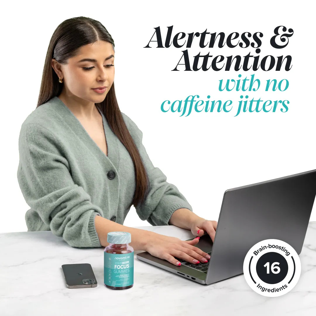 Novomins Gummies Concentration Focus Vitamine B12