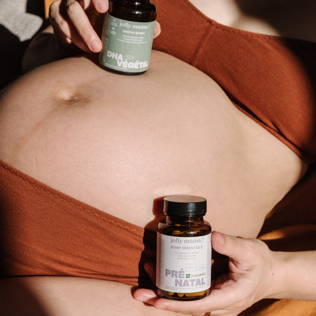 Jolly Mama Bump Essentials complément prénatal folates 1 mois