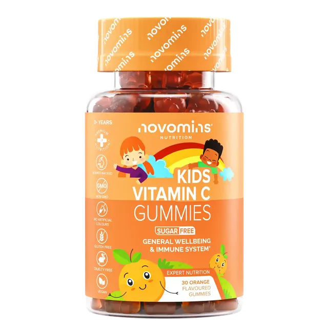 Novomins Vitamine C Enfants gummies sureau immunité