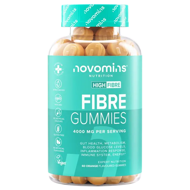 Novomins Gestion du poids Gummies de fibres transit inuline