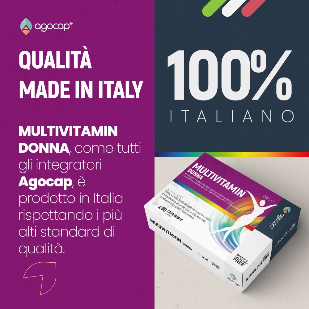 Agocap Stress e Stanchezza Multivitamin Donna multivitamine femme