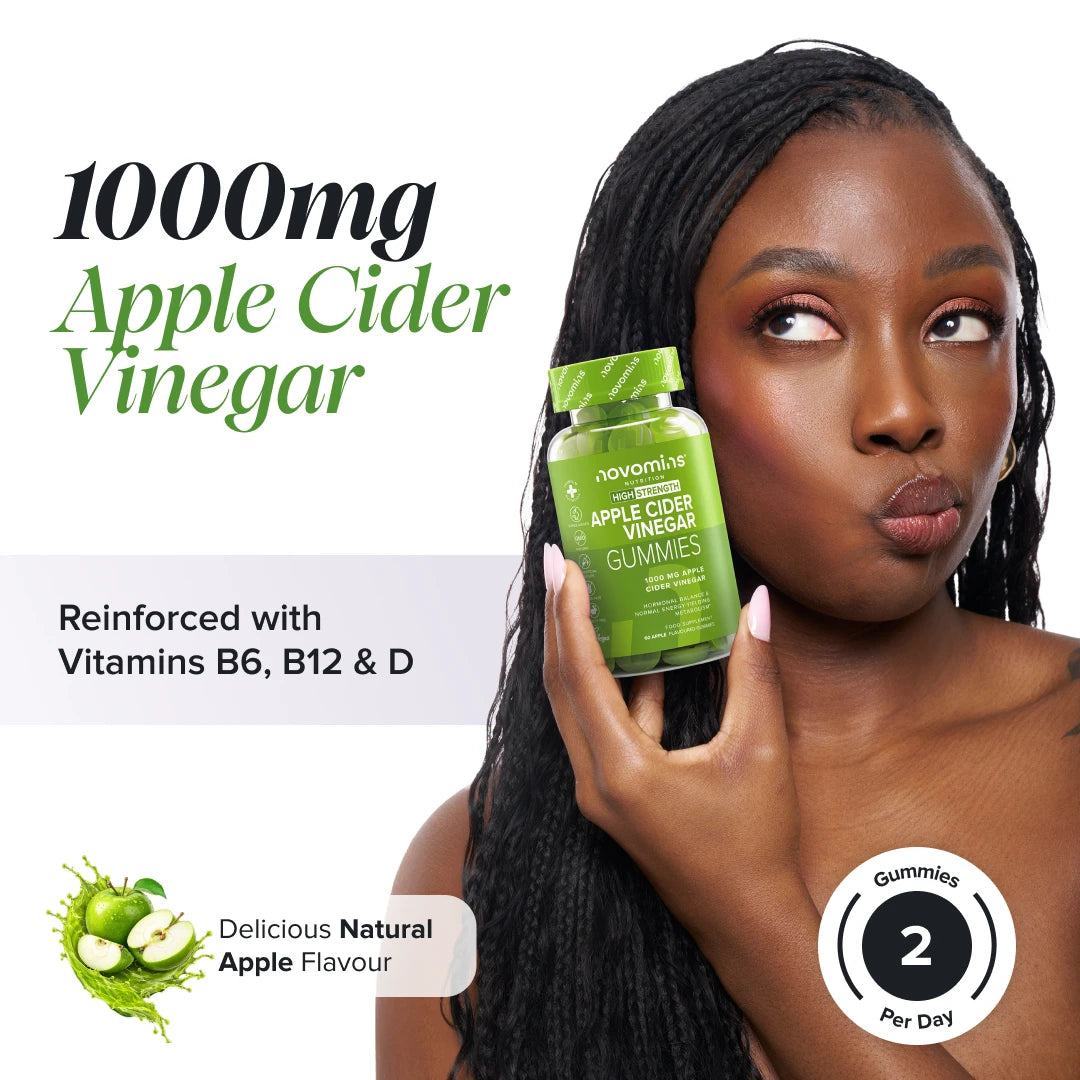 Novomins Vinaigre de Cidre gummies pomme métabolisme