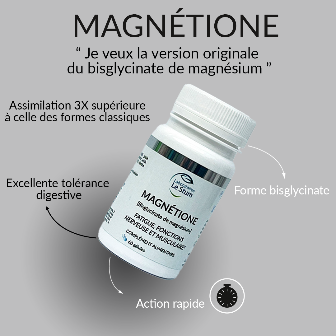 Le Stum Vitamines MAGNÉTIONE gélule magnésium fatigue