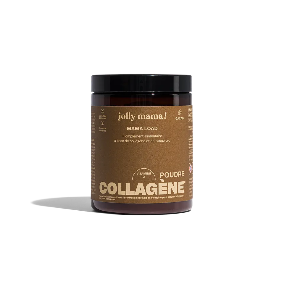 Jolly Mama Mamaload poudre collagène marin cacao 15 jours