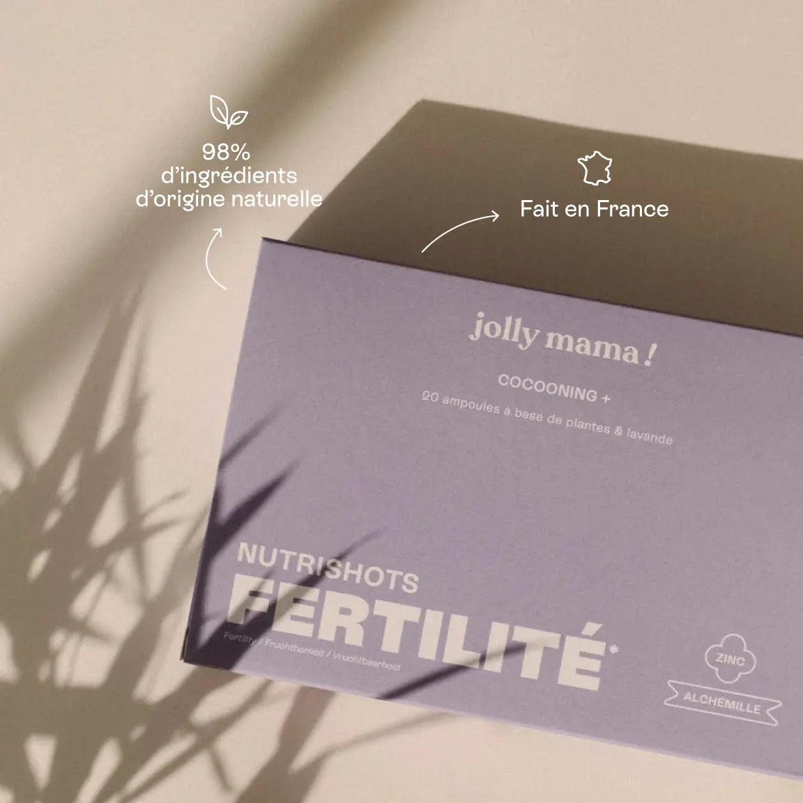 Jolly Mama Cocooning+ gélules fertilité zinc 1 cycle