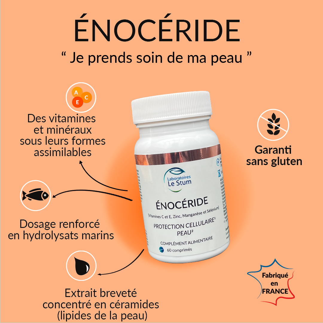 Le Stum Peau Énocéride céramides complément éclat peau