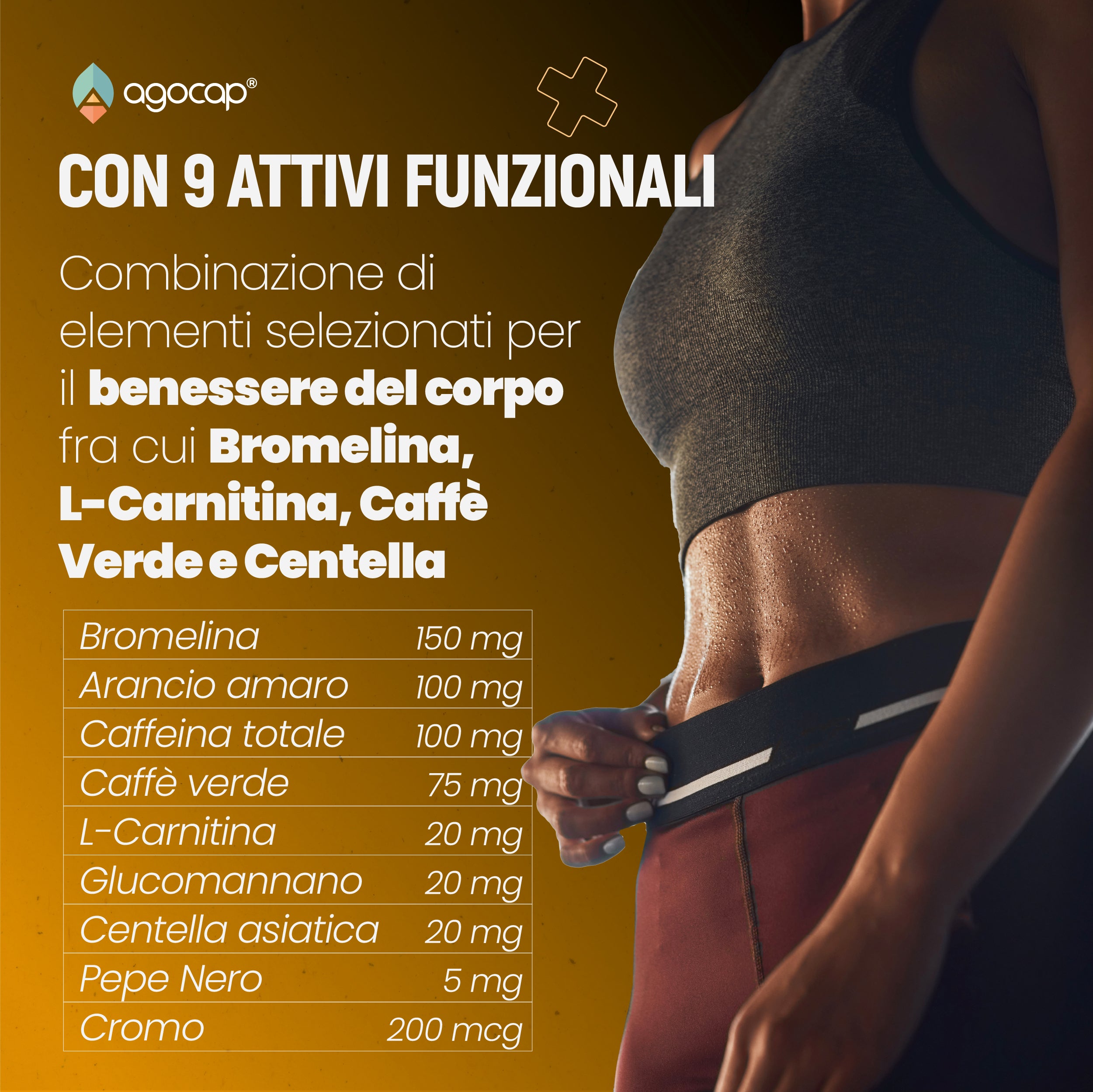 Agocap Lipostop minceur 60 gélules métabolisme