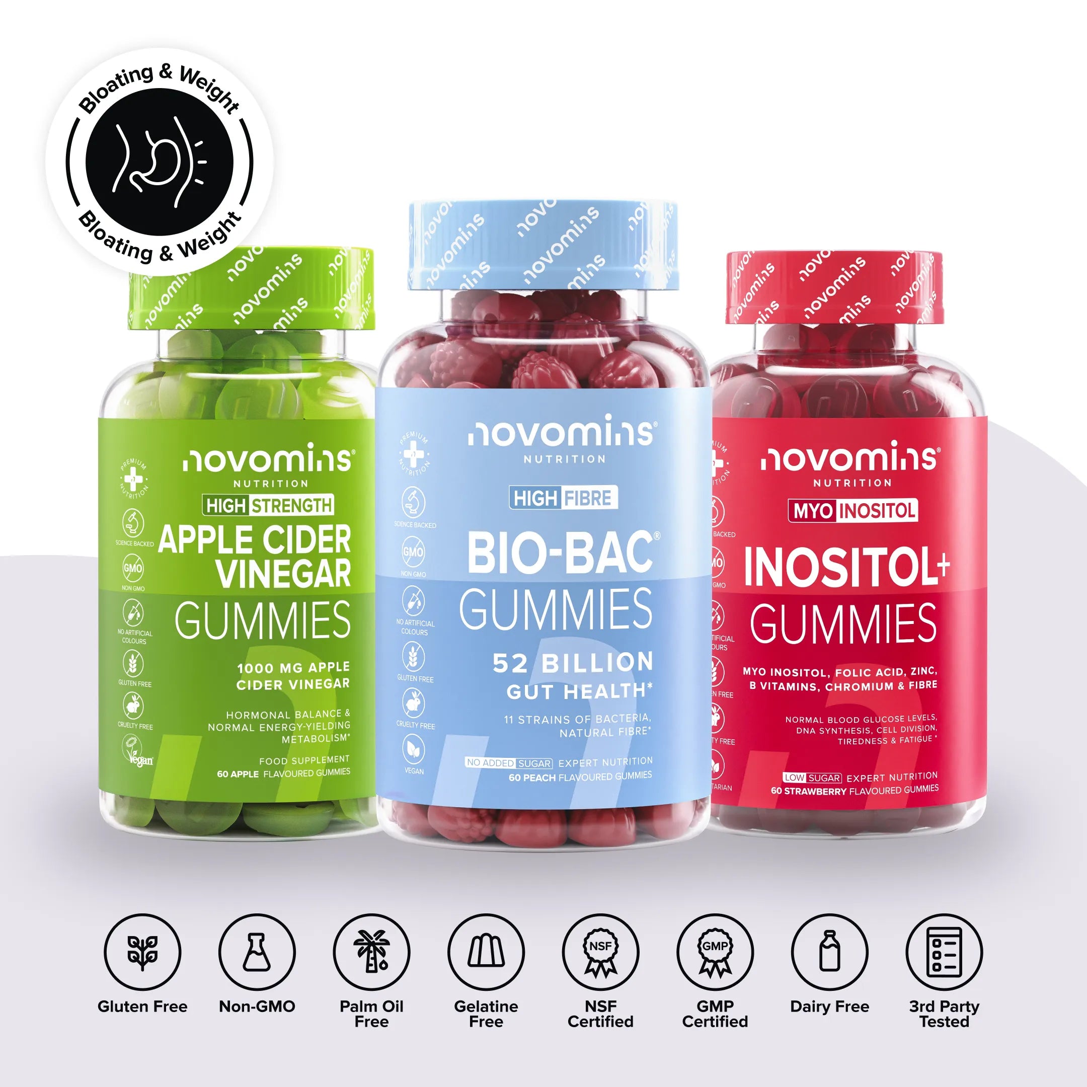 Novomins Coffrets & Packs Pack Ballonnements & Poids Femmes