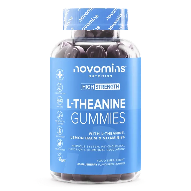 Novomins Esprit & humeur Gummies L-Théanine Mélisse calme