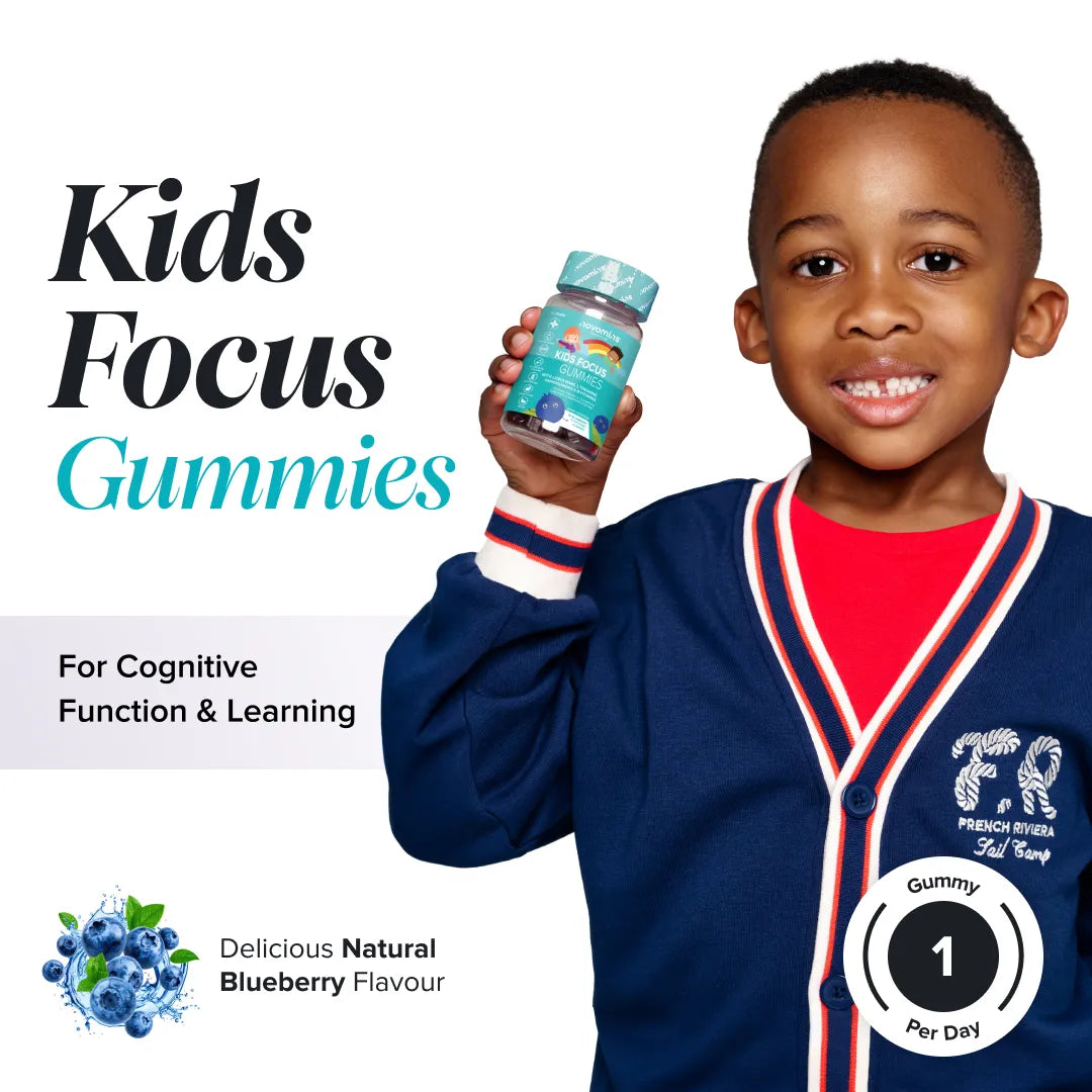 Novomins Apprentissage Enfants Gummies Focus Lion B5