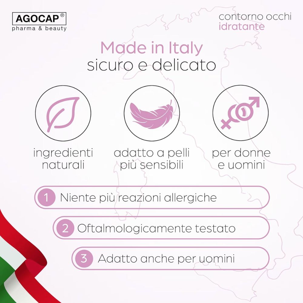Agocap Skincare Contour Yeux crème acide hyaluronique