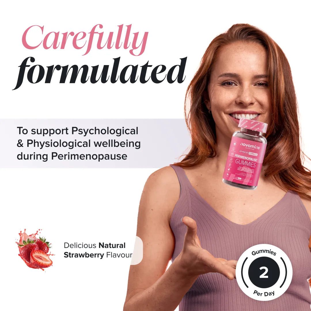 Novomins Périménopause Gummies Femme Sans Sucre