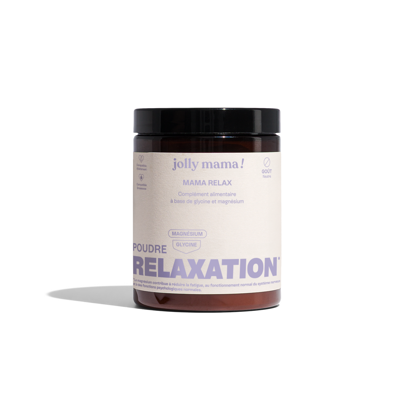 Jolly Mama Compléments alimentaires Mama Relax poudre glycine magnésium