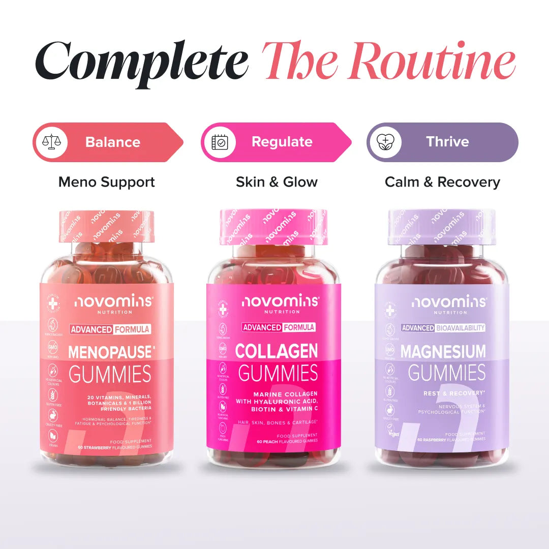 Novomins Ménopause Gummies ménopause maca magnésium 19 actifs