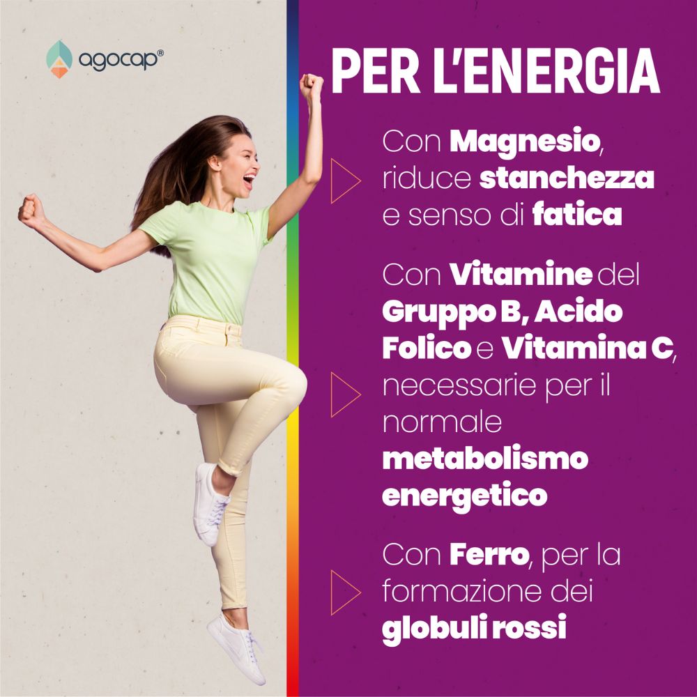 Agocap Stress e Stanchezza Multivitamin Donna multivitamine femme