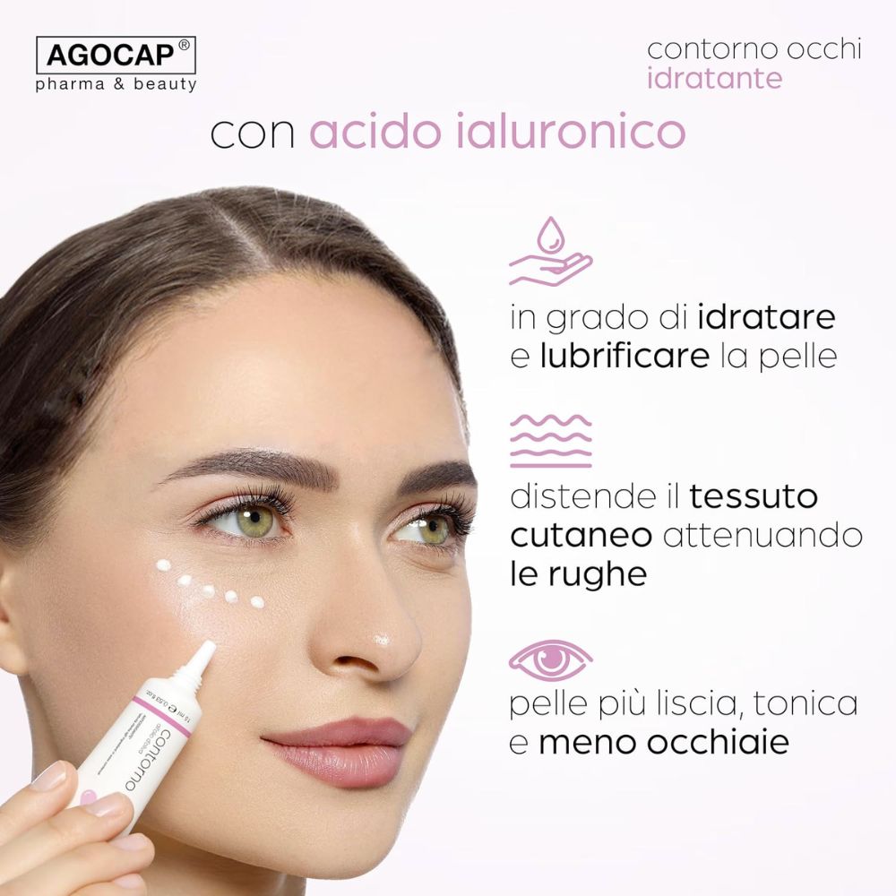 Agocap Skincare Contour Yeux crème acide hyaluronique