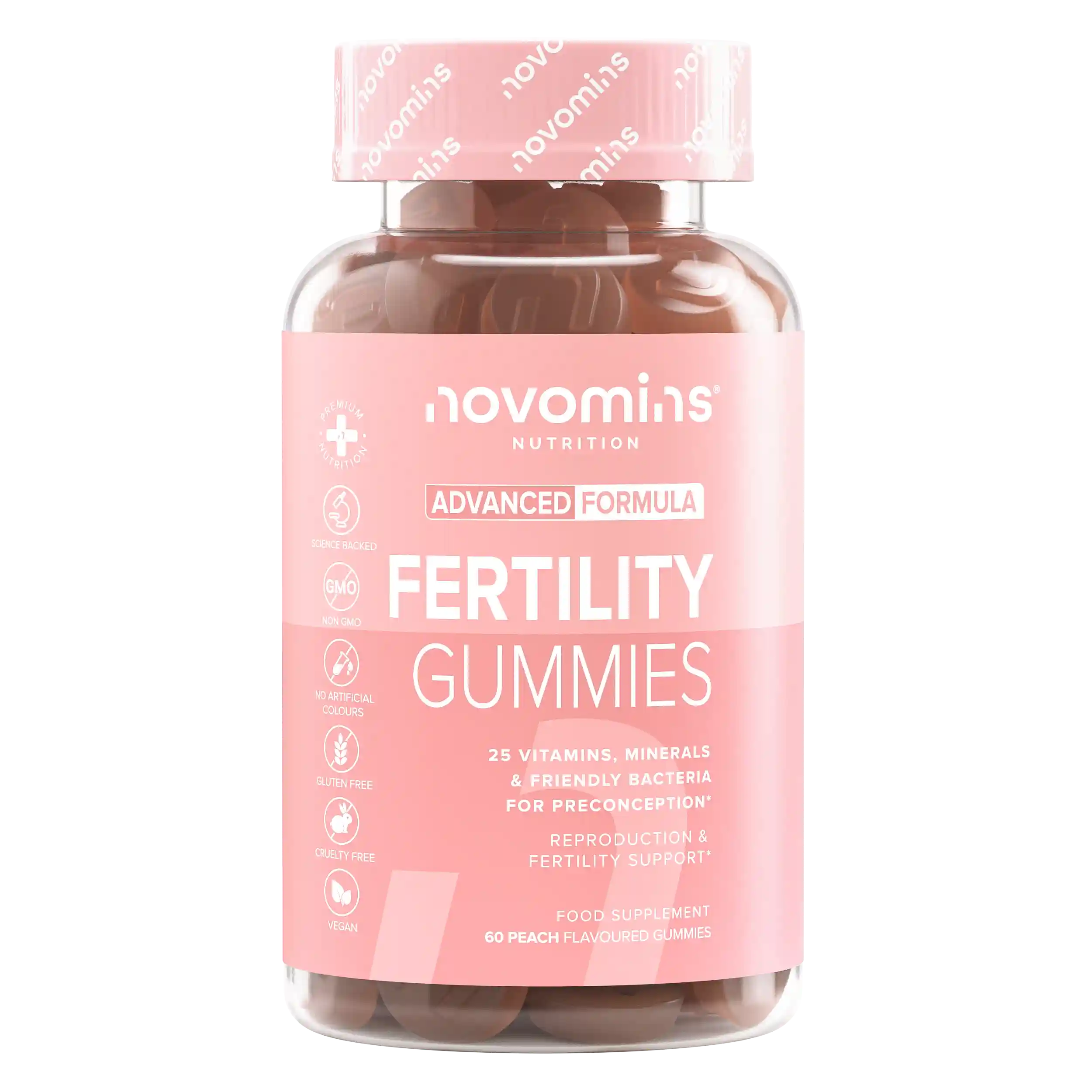 Novomins Fertilité Gummies fertilité femme acide folique