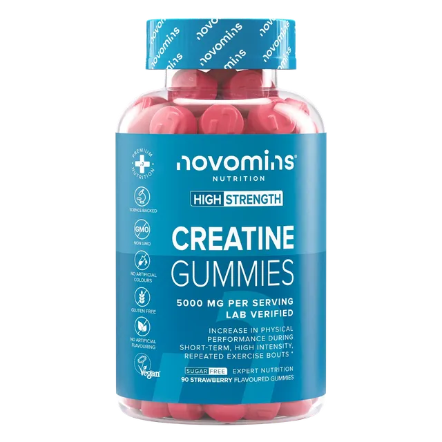 Novomins Sport Gummies Créatine 5000 mg 3 par Jour