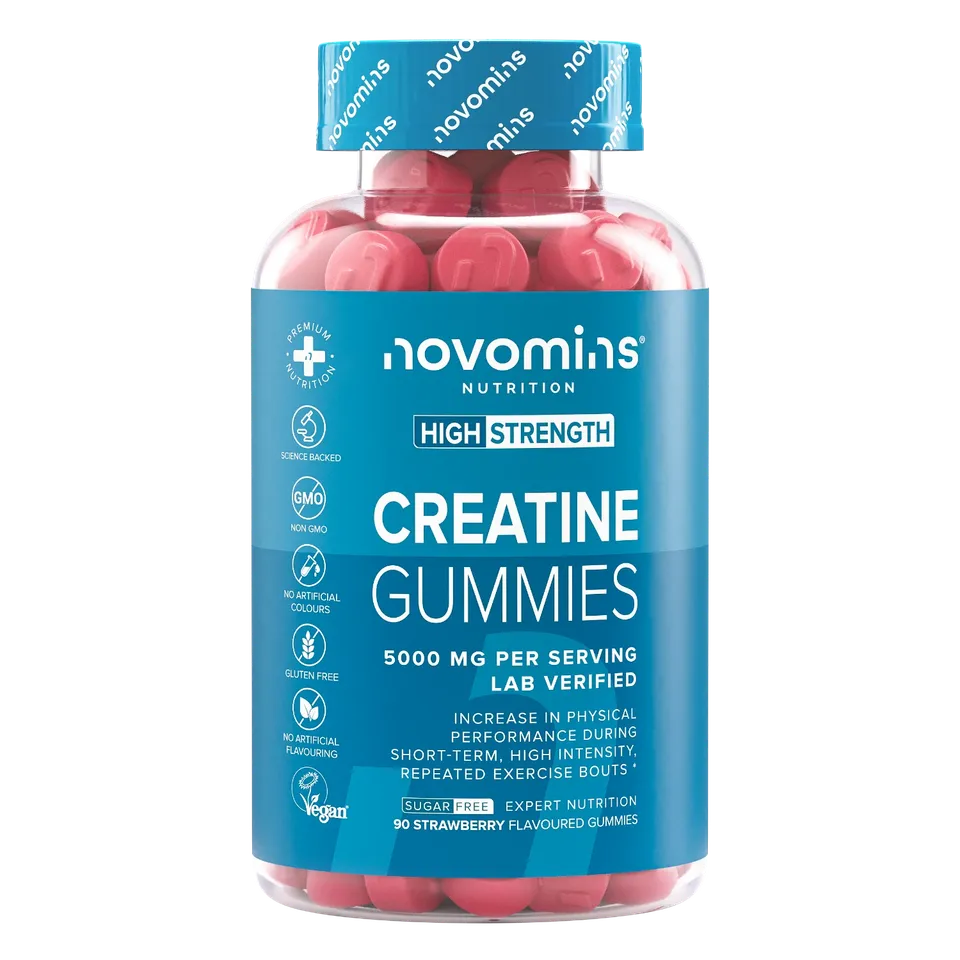 Novomins Sport Gummies Créatine 5000 mg 3 par Jour