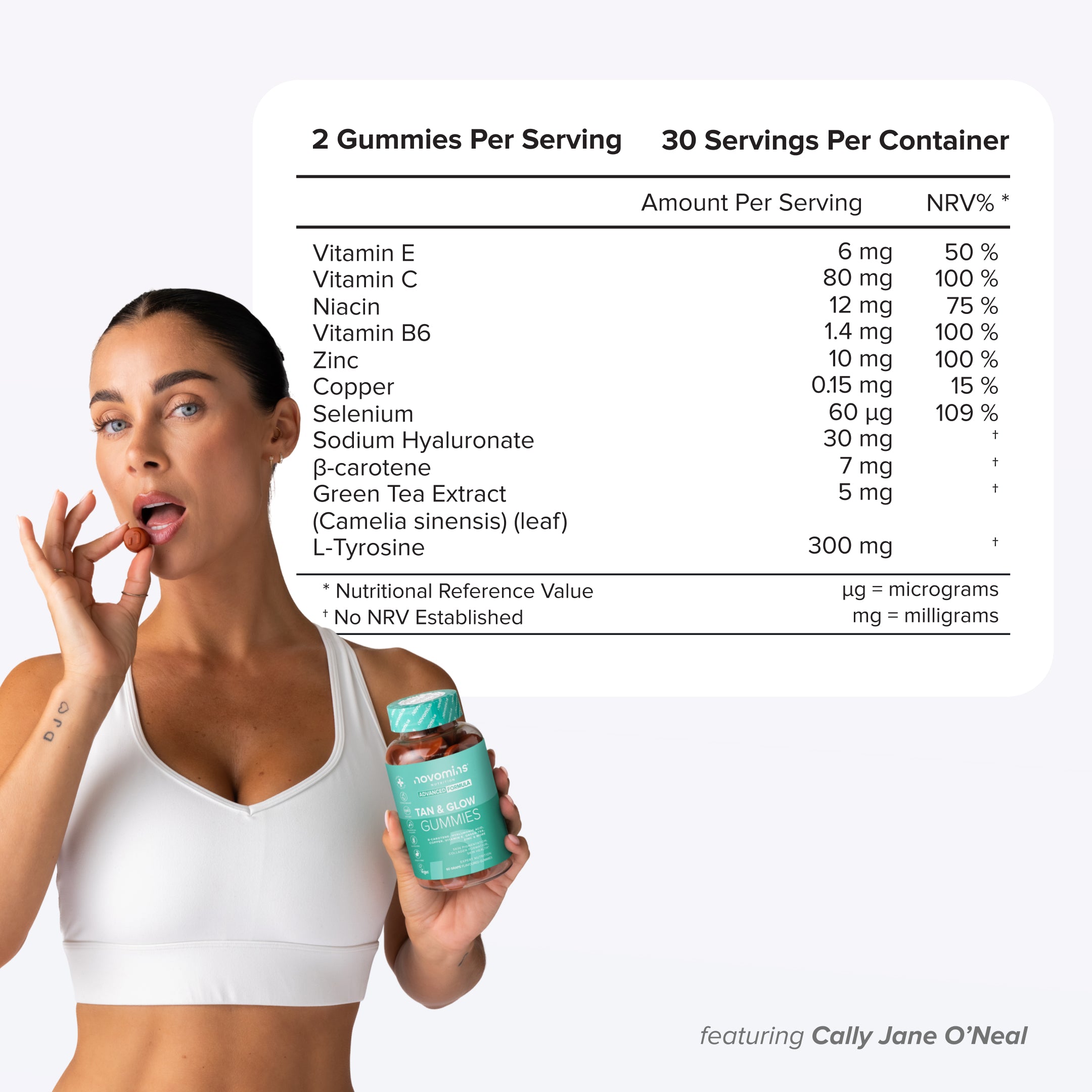 Novomins Tanned & Toned Bundle Gummies Été